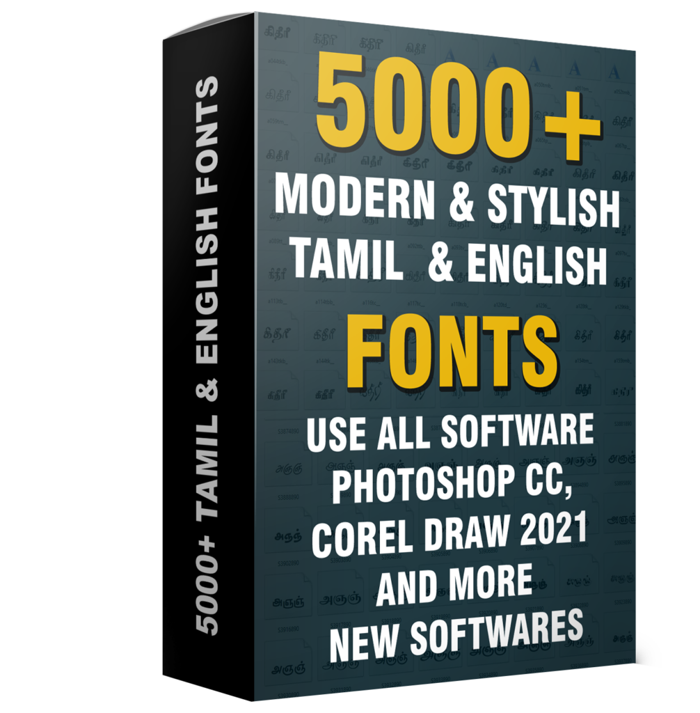 Valavan Tutorials 5000 Tamil and English Fonts